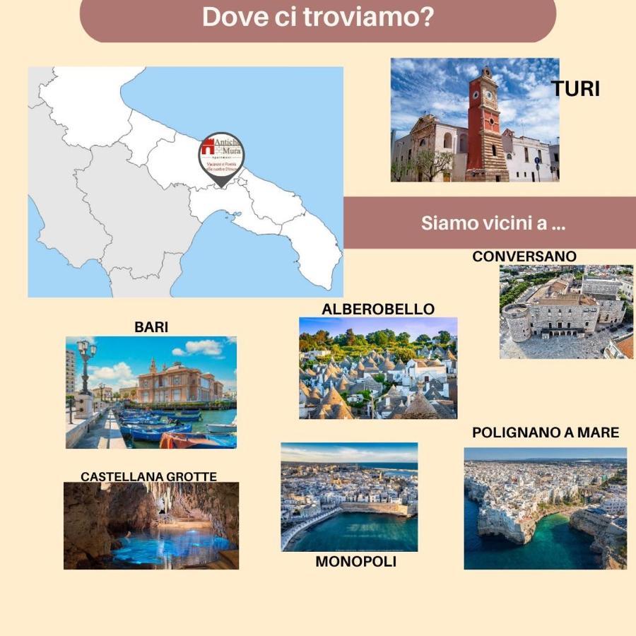 Antiche Mura Apartments"Nido Di Puglia" Monovano Turi Exteriér fotografie